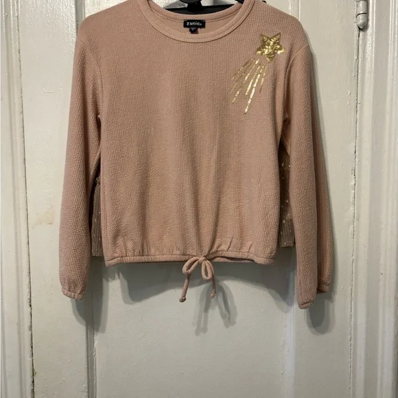 Elegant Pink Top and Skirt Set - Picture 3 of 4